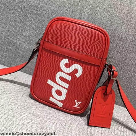 supreme lv messenger crossbody bag|Louis Vuitton x Supreme Messenger Bags .